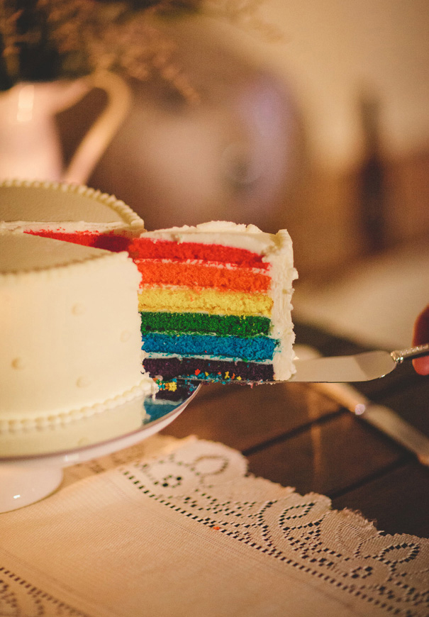 NNNEW-rainbow-cake-DIY-vintage-bride-lace-custom-made-bridal-gown-retro-car-reception-brisbane-queensland122