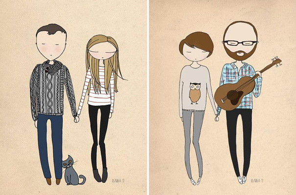 blanka-biernat-couples-illustration-custom-wedding-stationery-invitation