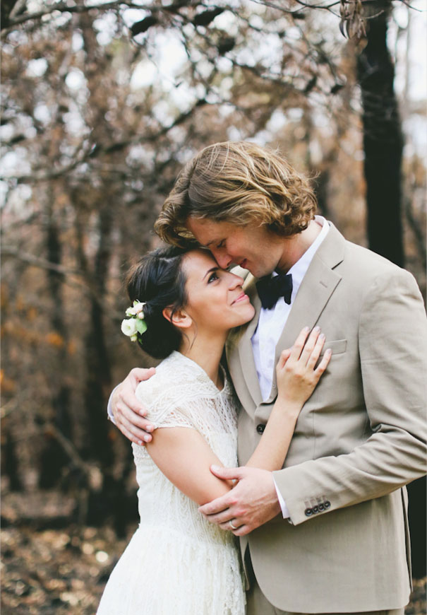lara-hotz-country-wedding-inspiration-lace-lover-wedding-dress-bridal-gown-braids-hair-flowers-bowtie5