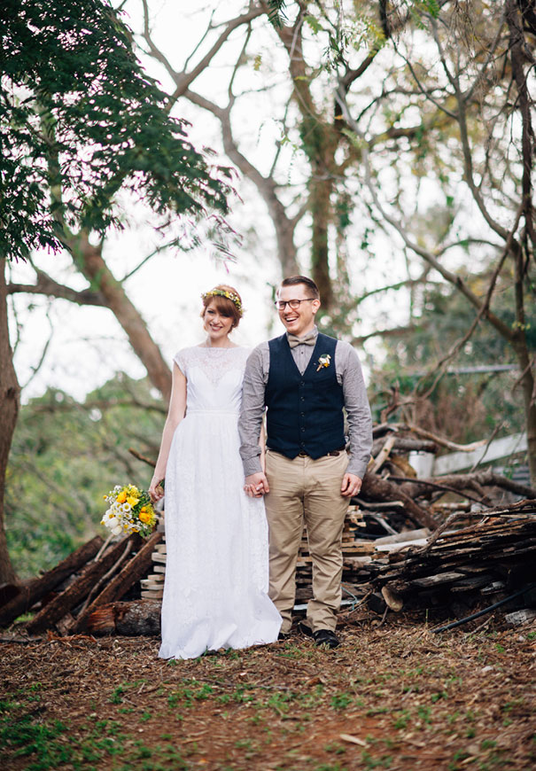 QLD-yellow-country-vintage-lace-dress-daisies-wedding-jess-jackson7