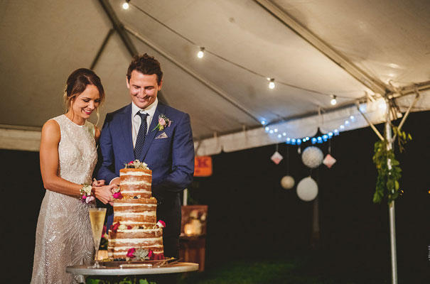 country-bush-australian-backyard-diy-wedding-sequin-silver-bridal-gown56