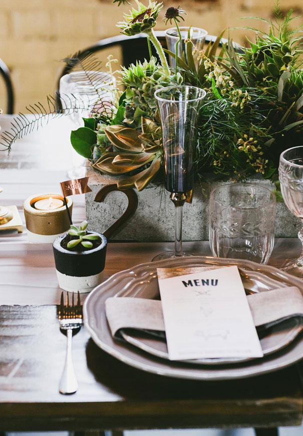 gold-bronze-copper-industrial-warehouse-wedding-bridal-inspiration-Hope-and-lace11