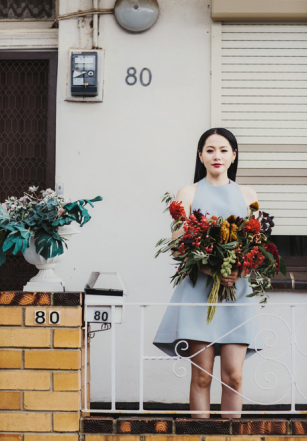 VIC-blue-short-retro-wedding-dress-bridal-gown-urban-city-melbourne-wedding5