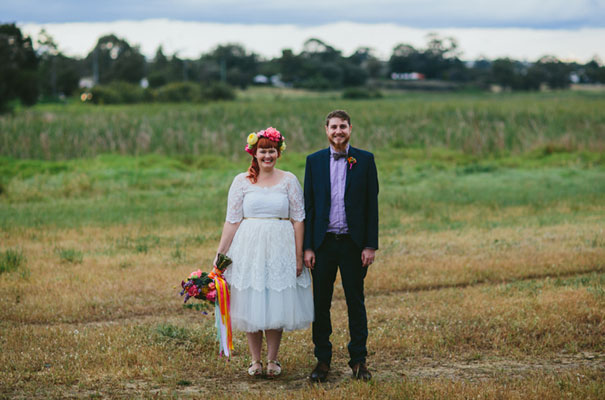 bright-wedding-bridal-flowers-colourful-ribbons-diy-short-wedding-dress33