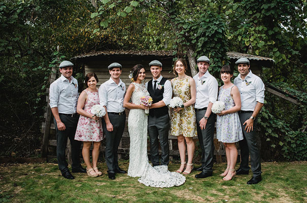 backyard-wedding-wild-daisies-purple-yellow13