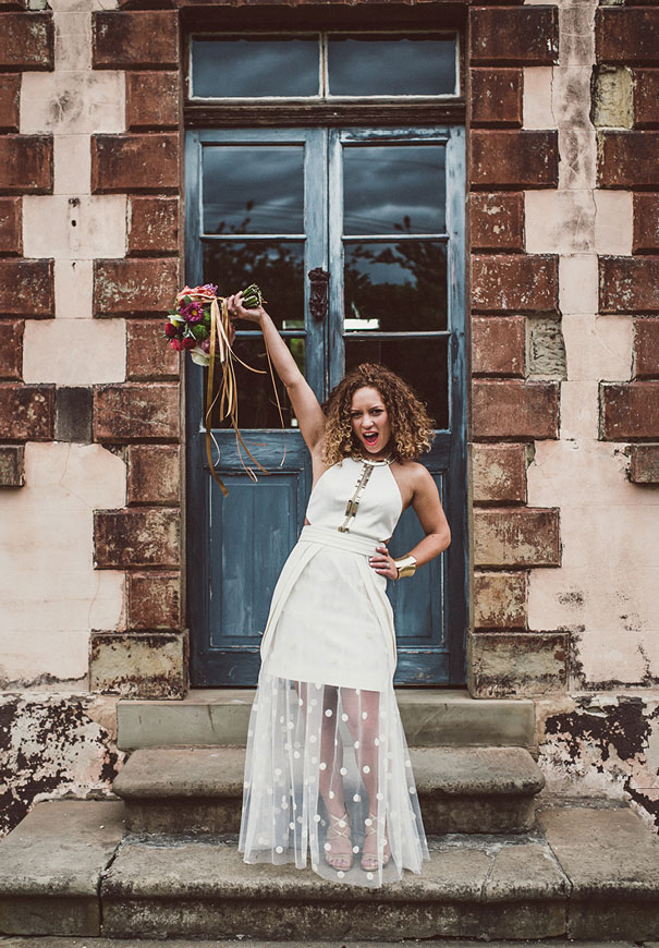 VIC-polkadot-bride-wedding-dress-dark-romantic-wedding-venue-table-styling7